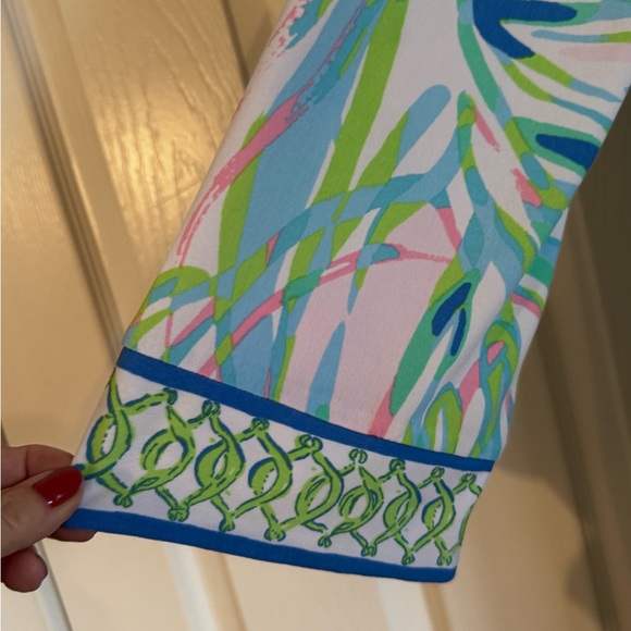 Lilly Pulitzer Multicolor Tunic with Blue and Green Accents - Picture 5 of 7